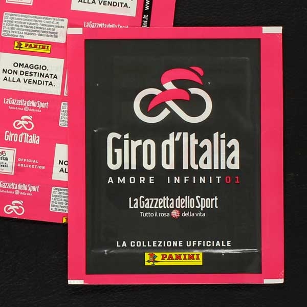 Giro d'Italia Panini Sticker Tüte omaggio Variante
