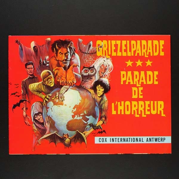 Griezelparade Cox International Sticker Album