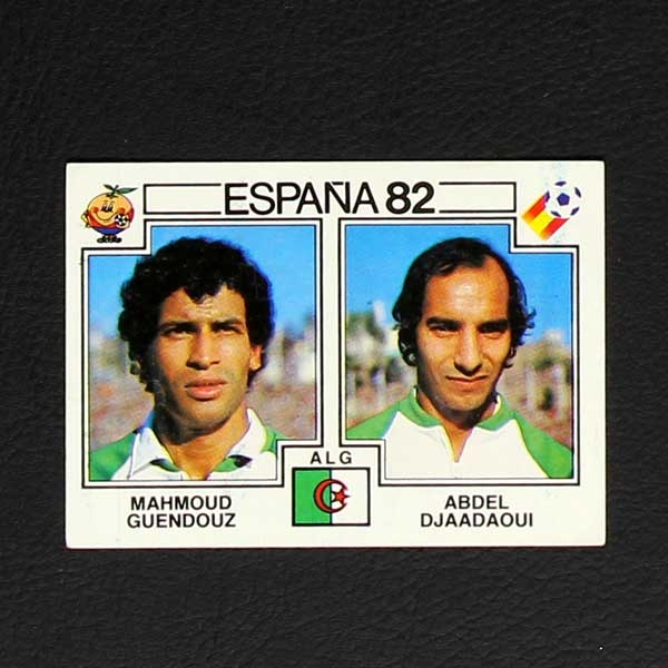 Espana 82 No. 103 Panini sticker Guendouz / Djaadaoui