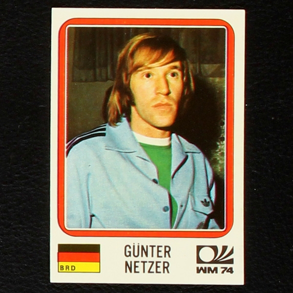 Günter Netzer Sticker No. 97 Panini - München 74