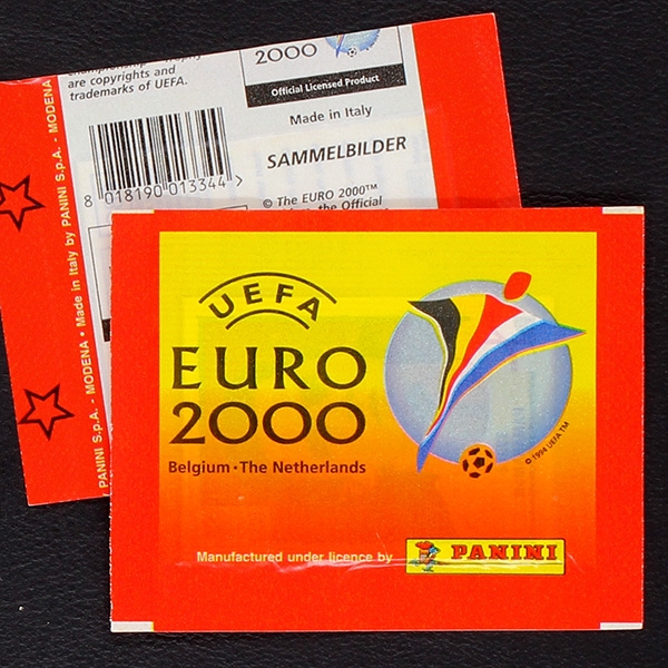 Euro 2000 Panini Sticker bag version star left