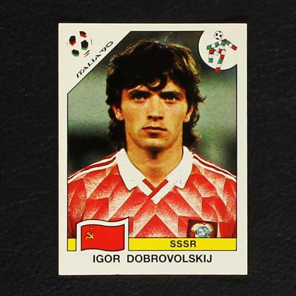 Italia 90 No. 150 Panini sticker  Igor Dobrovolskij