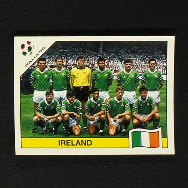 Italia 90 Nr. 423 Panini Sticker Ireland Mannschaft