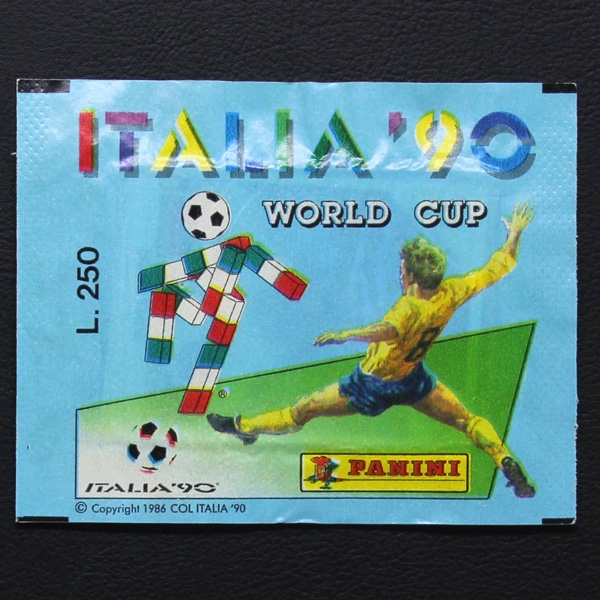 Italia 90 Panini Sticker Tüte - italienische Version - gut