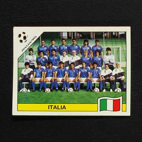 Italia 90 No. 041 Panini sticker Italia team