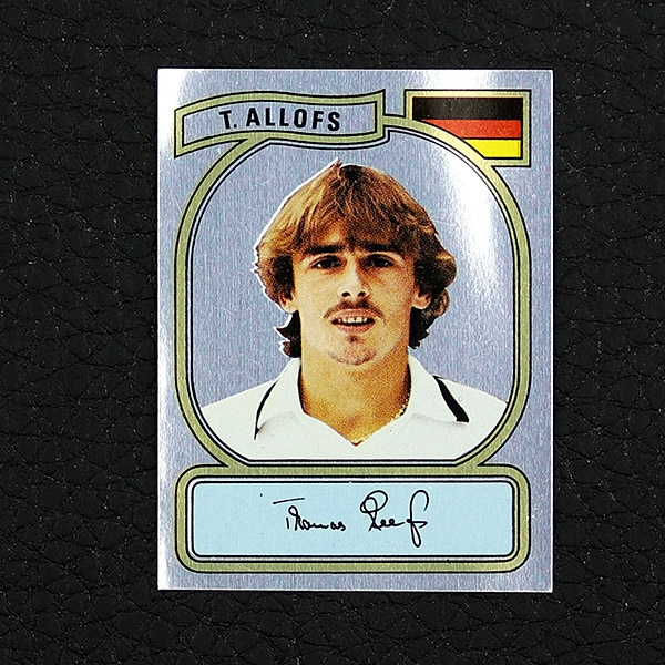 T. Allofs Panini Sticker - Fußball 81