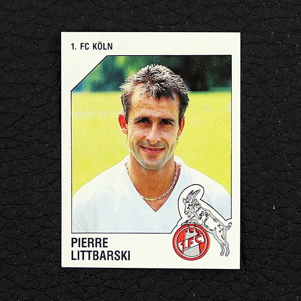 Pierre Littbarski Panini Sticker No. 168 - Fußball 93