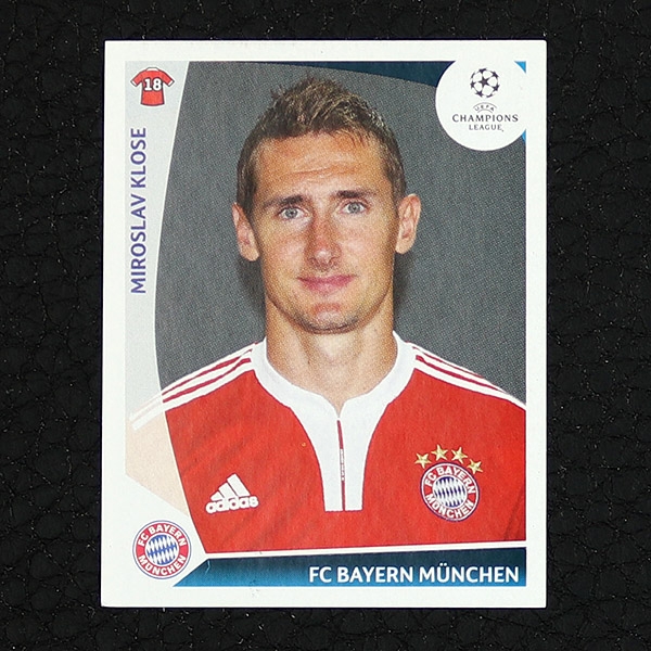 Miroslav Klose Panini Sticker No. 20 - Champions League 2009 Miroslav Klose Panini Sticker No. 20 - Champions League 2009