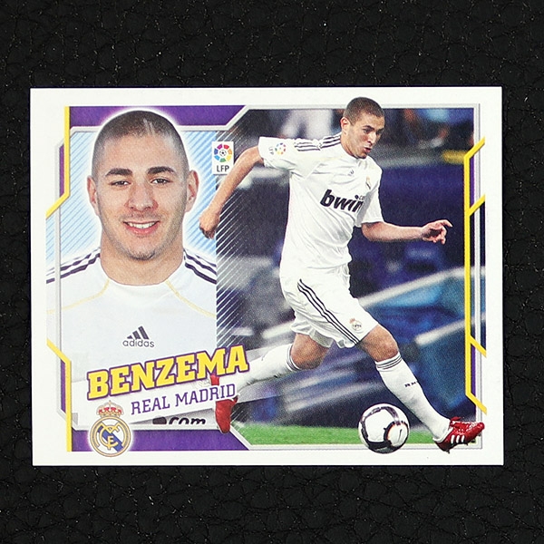 Benzema Panini Sticker Nr. 15 - Liga 2010-2011 BBVA