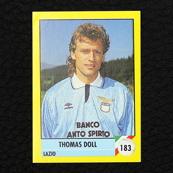 Thomas Doll Vallardi Sticker Nr. 183 - Il Grande Calcio 92