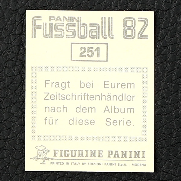 Bayer 04 Leverkusen Wappen Panini Sticker Nr. 251 - Fußball 82