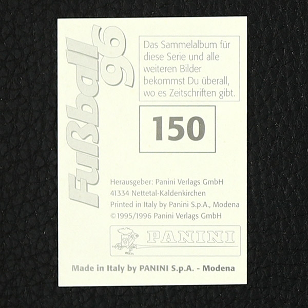 Dietmar Hamann Panini Sticker No. 150 - Fußball 96