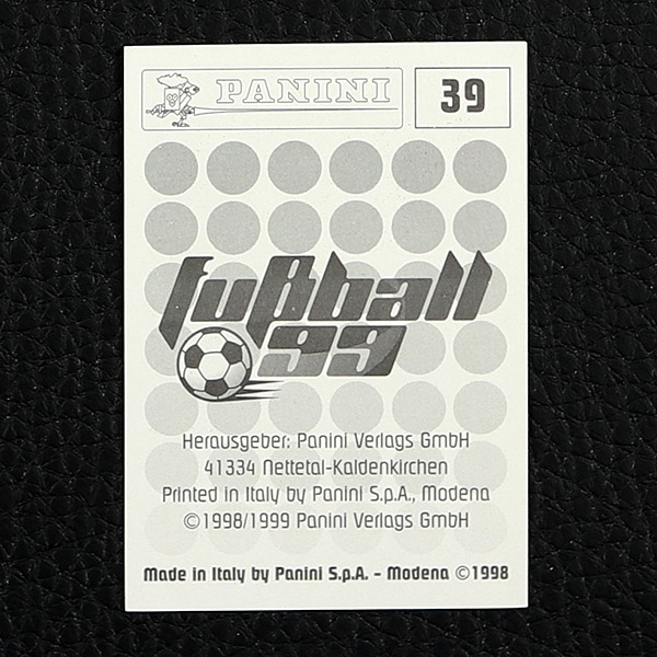 Lothar Matthäus Panini Sticker Nr. 39 - Fußball 99