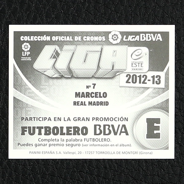 Marcelo Panini Sticker Nr. 7 - Liga 2012-13 BBVA
