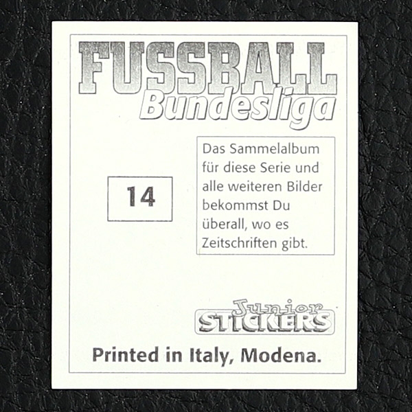 Julio Cesar Panini Sticker Nr. 14 - Fußball Bundesliga 94/95