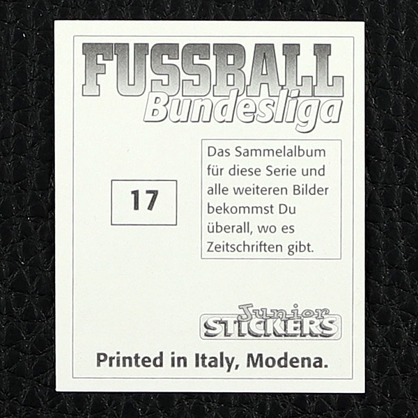 Steffen Freund Panini Sticker No. 17 - Fußball Bundesliga 94/95