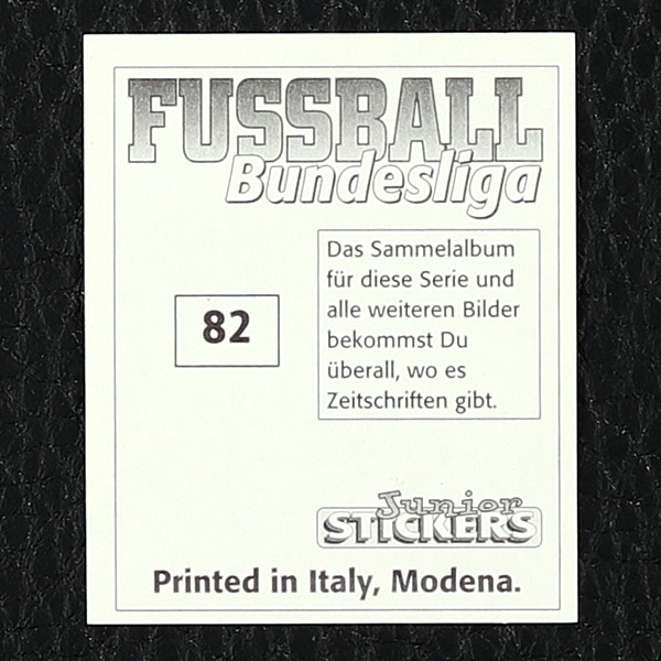 Thomas Häßler Panini Sticker Nr. 82 - Fußball Bundesliga 94/95