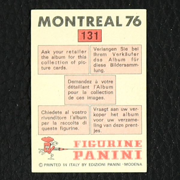 Ulrike Meyfarth Panini Sticker Nr. 131 - Montreal 76 – Leichtathletin