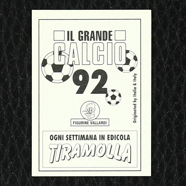 Thomas Doll Vallardi Sticker Nr. 183 - Il Grande Calcio 92