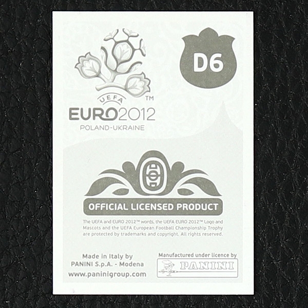 Bastian Schweinsteiger Panini Sticker Nr. D6 - Euro 2012