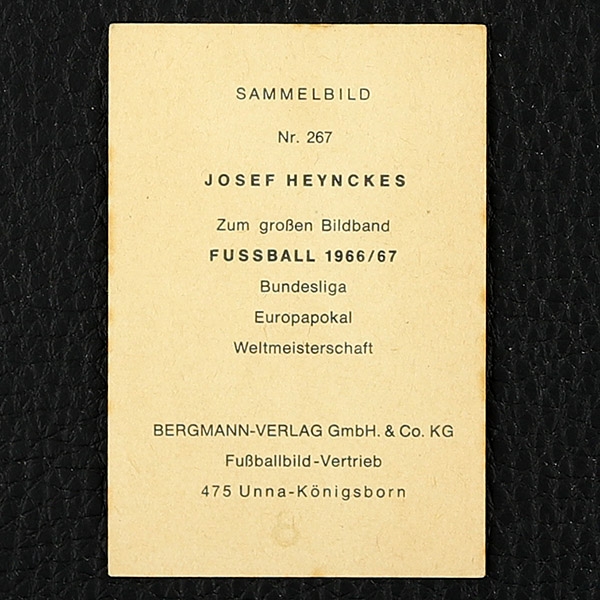 Josef Heynckes Bergmann Nr. 267 - Fußball 1967/68