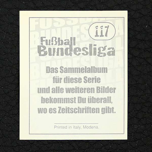 Thomas Häßler Panini Sticker Nr. 117 - Fußball 97-98 Endphase