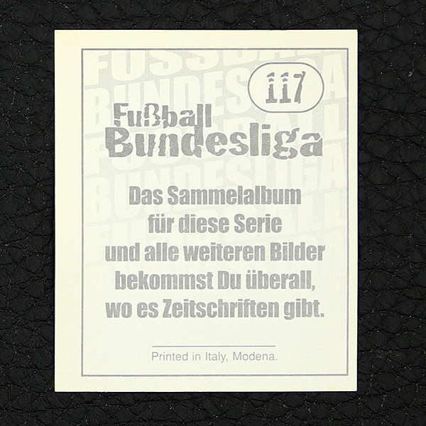 Thomas Häßler Panini Sticker No. 117 - Fußball 97-98 Endphase