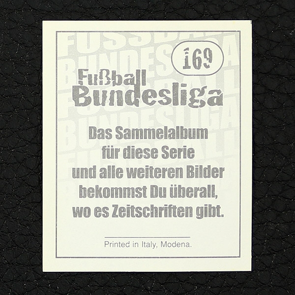 Thomas Strunz Panini Sticker Nr. 169 - Fußball 97-98 Endphase