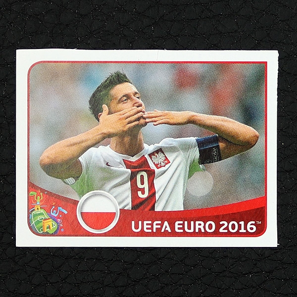 Robert Lewandowski Panini Sticker Nr. E6 - Euro 2016