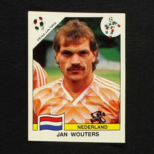 Italia 90 Nr. 411 Panini Sticker Jan Wouters