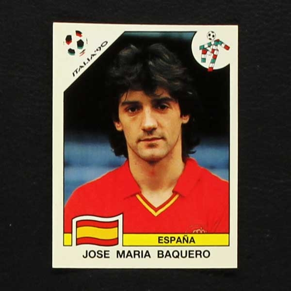 Italia 90 Nr. 358 Panini Sticker Jose M. Baquero
