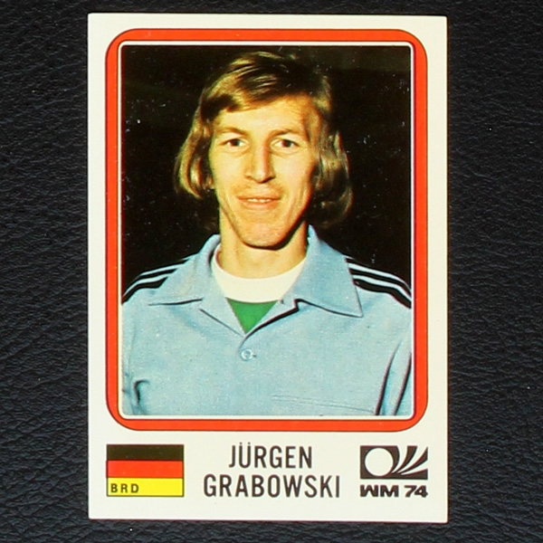 Jürgen Grabowski Sticker No. 99 Panini - München 74