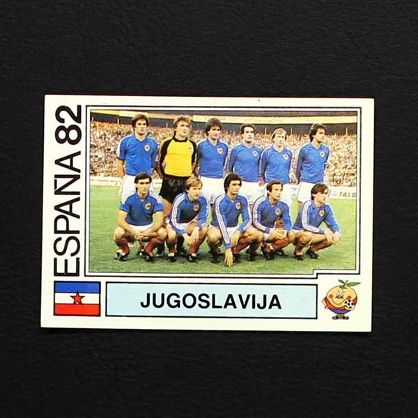 Espana 82 Nr. 311 Panini Sticker Jugoslavija Mannschaft