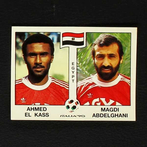 Italia 90 No. 445 Panini sticker Kass - Abdelghani