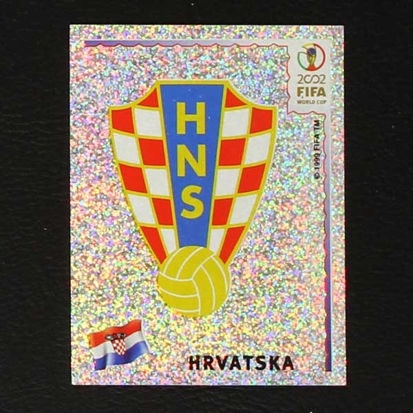 Korea Japan 2002 No. 476 Panini sticker Croatia Croatia Croatia badge