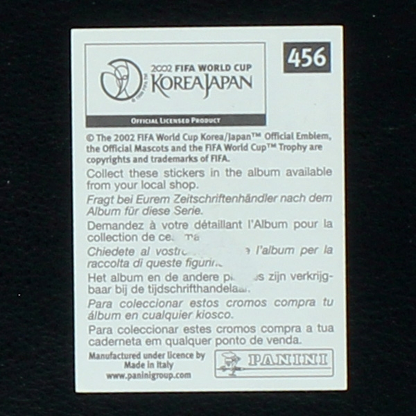 Korea Japan 2002 No. 456 Panini sticker Ibrahimovic - good