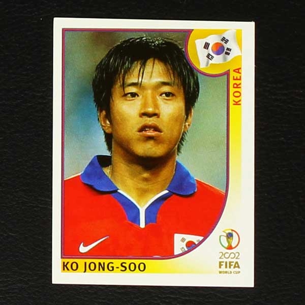 Korea Japan 2002 No. 252 Panini sticker Ko Jong-Soo