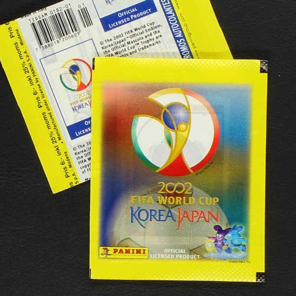 Korea Japan 2002 Panini sticker bag Swedish variant