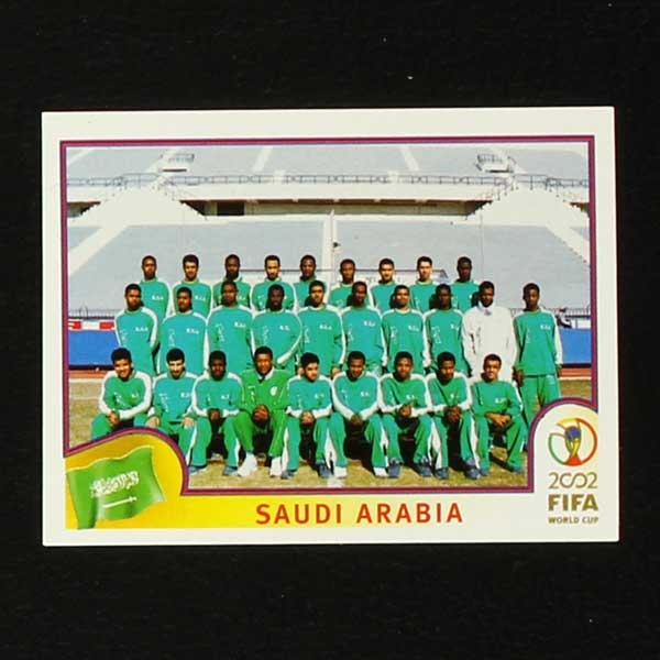WC KOREA GIAPPONE 2002 AL N.337 S SAGRI SAUDI ARABIA FIGURINA STICKER NEW 