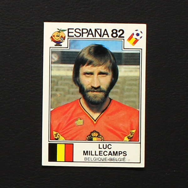 Espana 82 No. 205 Panini sticker Luc Millecamps