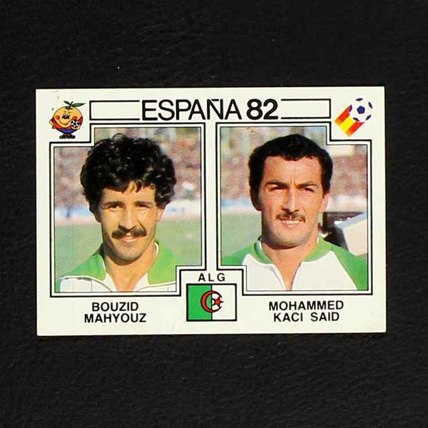 Espana 82 No. 105Panini sticker Mahyouz / Kaci Said