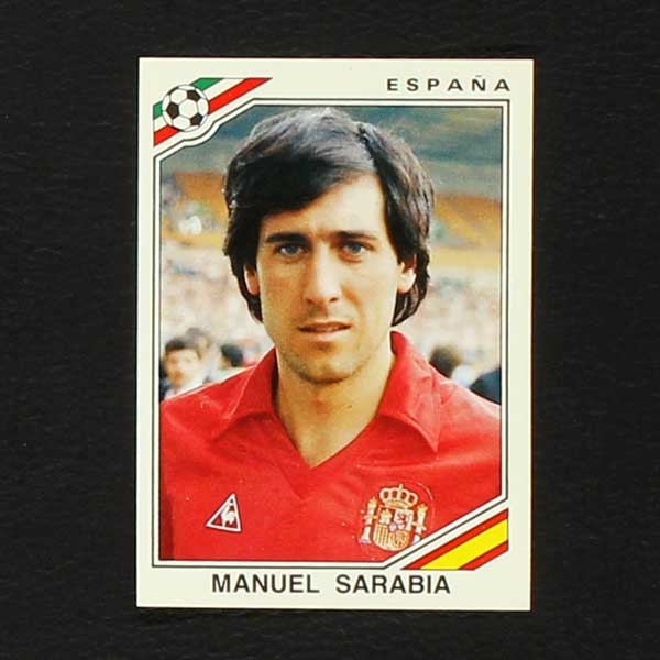 Mexico 86 No. 271 Panini sticker Manuel Sarabia
