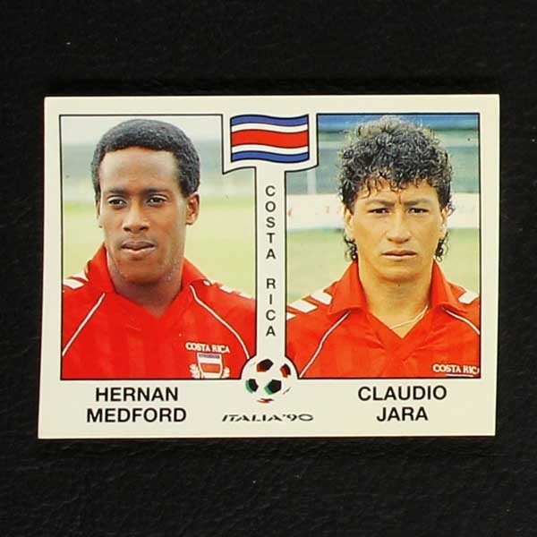 Italia 90 No. 190 Panini sticker Medford - Jara