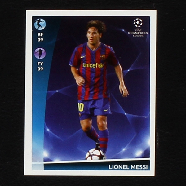 Lionel Messi Panini Sticker No. 562 - Champions League 2010