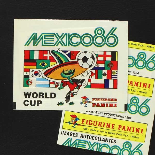 Mexico 86 Panini sticker bag vertical
