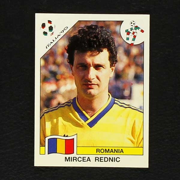 Italia 90 No. 158 Panini sticker Mircea Rednic