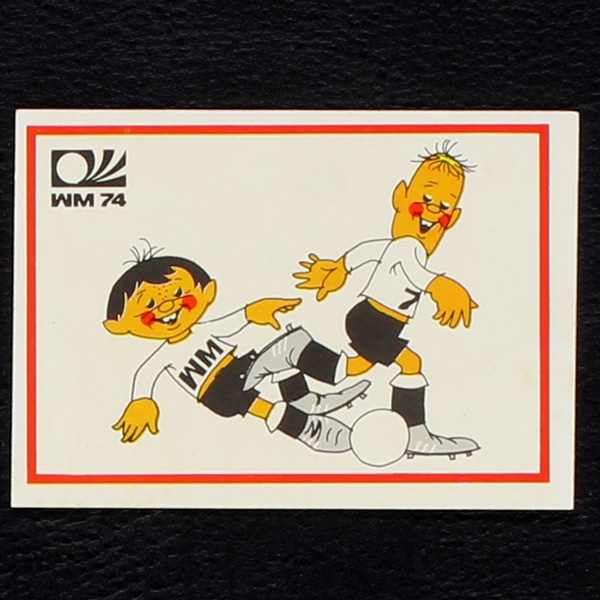 Tip und Tap Sticker Nr. 67 Panini - München 74