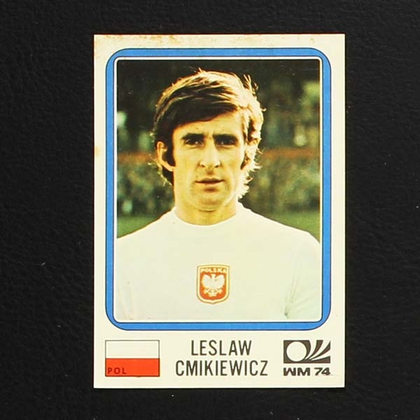München 74 Nr. 345 Panini Sticker Leslaw Cmikiewicz