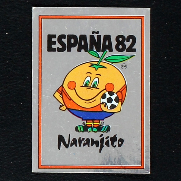 Espana 82 Nr. 3 Panini Sticker Naranjito Wappen