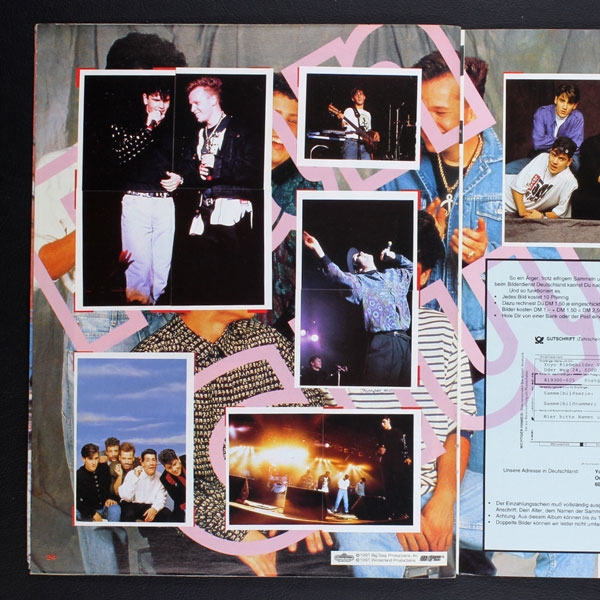 New Kids on the Block Euroflash sticker album complete